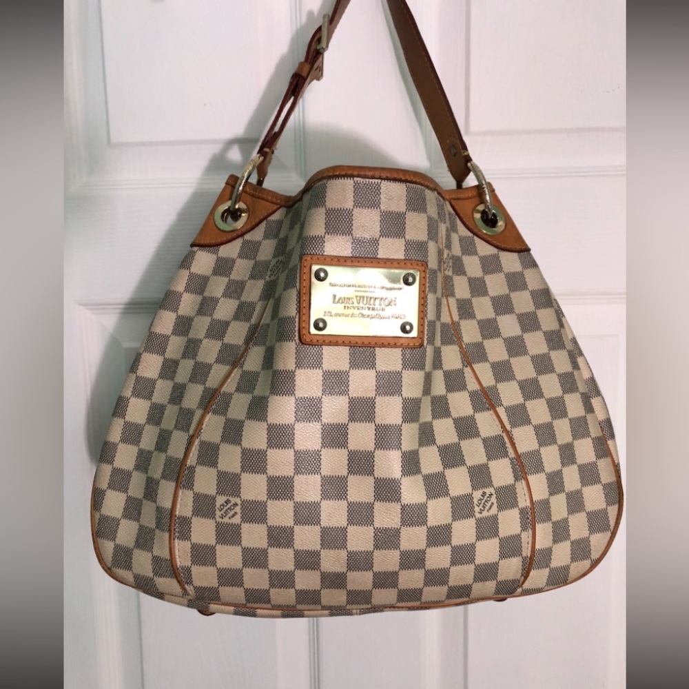 💥Louis Vuitton Damier Azur Galliera Pm Shoulder Bag